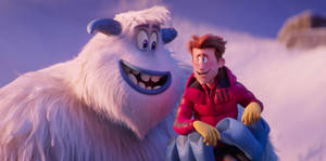 Smallfoot Migo And Percy Friendship Wallpaper