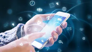 Smartphone Connectivityand Apps_ Concept Wallpaper