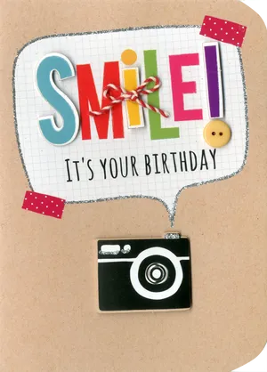 Smile It's My Birthday Wallpaper