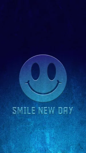Smile New Day Smiley Face Wallpaper
