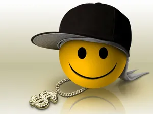 Smiley Face Thug Life Wallpaper