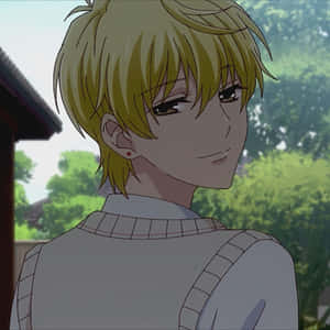 Smiling Anime Character Momiji Sohma Wallpaper