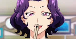 Smiling Azusa Hamaoka In A Casual Outfit Wallpaper