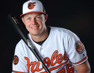 Smiling Baseball Player Ryan Mountcastle Wallpaper