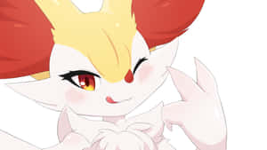 Smiling Braixen Artwork Wallpaper