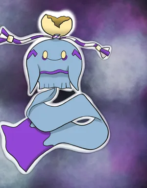 Smiling Face Of Chimecho Wallpaper