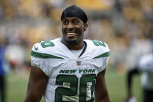 Smiling Football Player New York Team Wallpaper