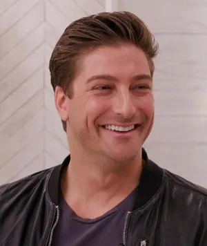 Smiling Man Leather Jacket Wallpaper