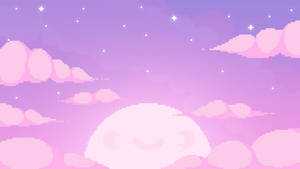 Smiling Moon Cute Aesthetic Pc Wallpaper