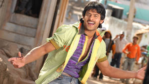 Smiling Prabhas Hd Wallpaper