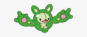 Smiling Reuniclus Facing Right Wallpaper