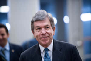 Smiling Roy Blunt Focused Wallpaper