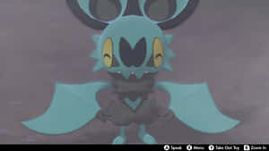 Smiling Shiny Noibat In Video Game Wallpaper