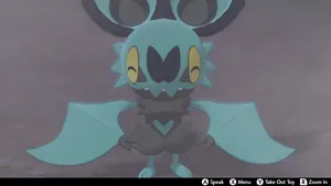 Smiling Shiny Noibat In Video Game Wallpaper
