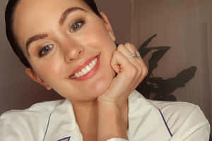 Smiling Woman White Top Ring900x601 Wallpaper