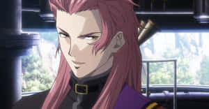 Smirking Anime Character Biba Amatori Wallpaper