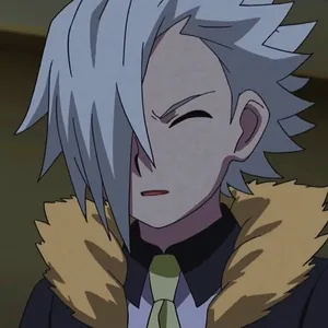 Smirking Anime Characterwith Silver Hair Wallpaper