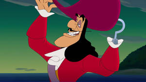 Smirking Captain Hook Wallpaper