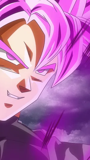 Smirking Goku Black Iphone Photo Wallpaper