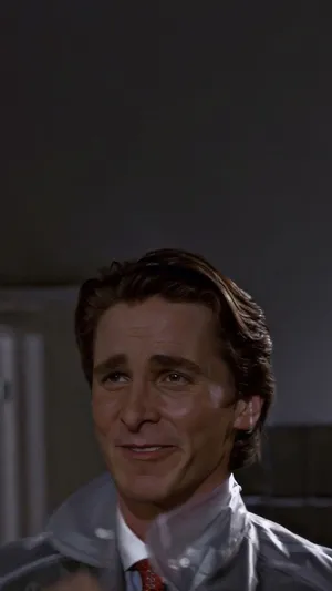 Smirking Manin Raincoat Wallpaper