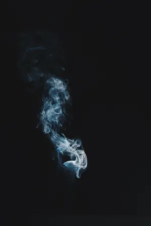 Smoke On A Black Background Wallpaper