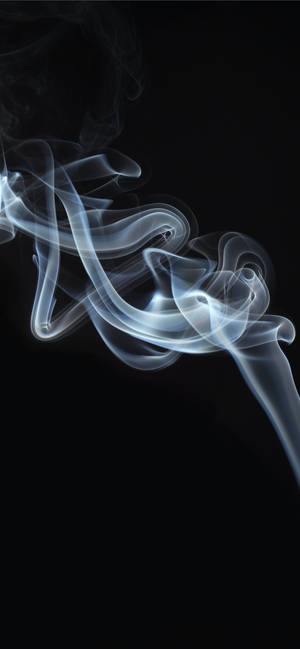 Smoke On Black Apple Iphone Wallpaper