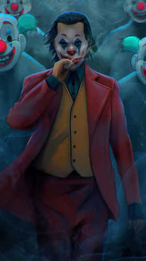 Smoking Cigar Joker 4k Phone Wallpaper