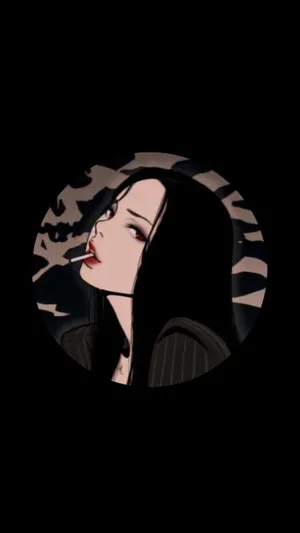 Smoking Girl Baddie Unique Cool Pfp Vector Art Wallpaper
