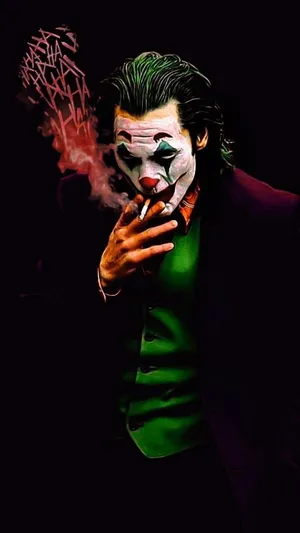Smoking Joker Pfp Wallpaper