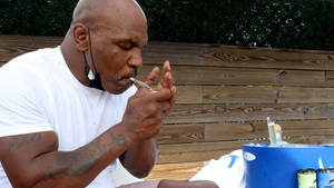 Smoking Mike Tyson Wallpaper