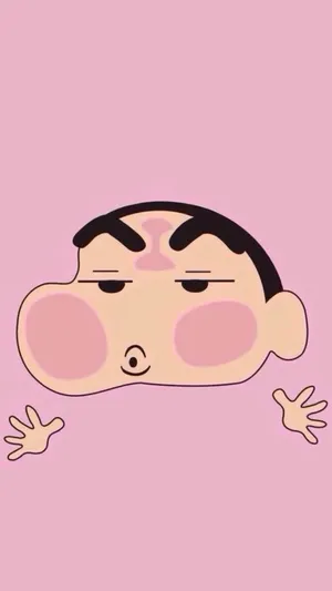 Smooch From Shinchan Aesthetic Wallpaper