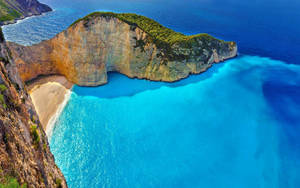 Smugglers Cove Shipwreck Beach Greece Wallpaper