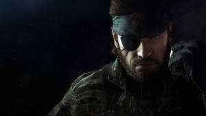 Snake Eater In Solid Black Wallpaper