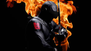 Snake Eyes On Fire Wallpaper