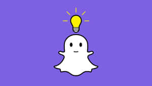 Snapchat Ghost Idea Illustration Wallpaper