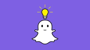 Snapchat Ghost Idea Illustration Wallpaper