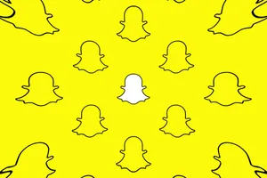 Snapchat Ghost Pattern Wallpaper