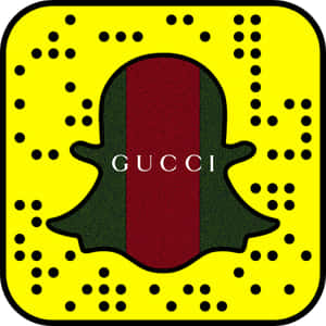 Snapchat Gucci Crossover Logo Wallpaper