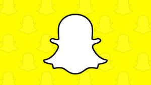 Snapchat Logo Yellow Background Wallpaper