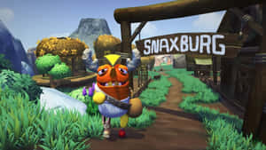 Snaxburg Welcome Sign Wallpaper