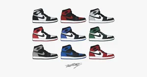 Sneaker Air Jordan 1 3x3 Wallpaper