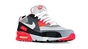 Sneaker Air Max 90 Vector Wallpaper