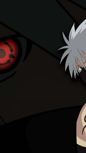 Sneaking Kakashi Sharingan Wallpaper