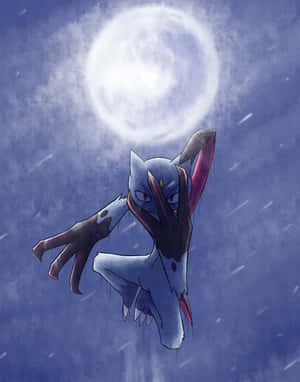 Sneasler Pokemon With Full Moon Wallpaper