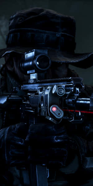 Sniper_in_ Stealth_ Mode Wallpaper