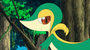 Snivy Giving The Side Eye Wallpaper