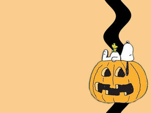 Snoopy Ready For A Night Of Trick-or-treating Wallpaper