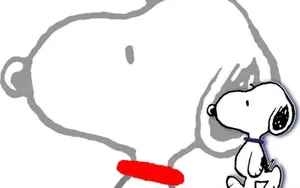 Snoopy Taking A Walk Wallpaper