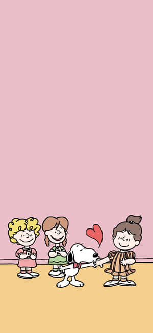 Snoopyand Peanuts Gangi Phone Wallpaper Wallpaper