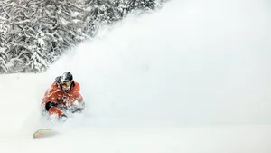 Snowboarding Wave Wallpaper